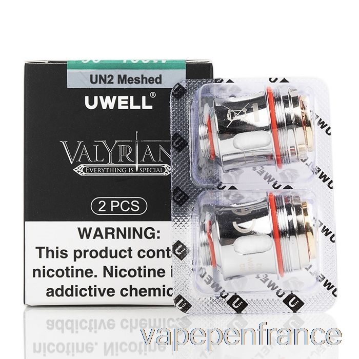 Bobines De Remplacement Uwell Valyrian Bobines De Maille 0,18ohm Stylo Vape